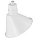 R Series White 12 inch Angle Shade